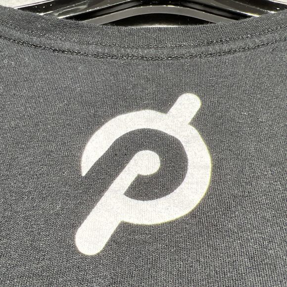 Peloton T-Shirt Mens XL X-Large Black Short Sleeve Crewneck Slim Athleisure - Picture 4 of 7